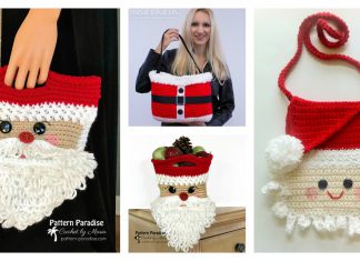 Christmas Santa Bag Free Crochet Pattern