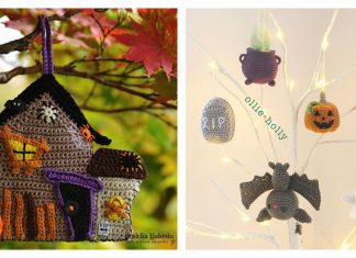 Halloween Ornaments Free Crochet Pattern and Paid