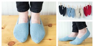 Moroccan-Style Slippers Free Crochet Pattern