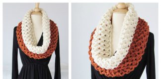 Sea Shells Cowl Free Crochet Pattern