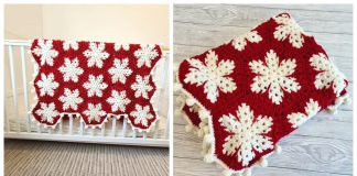 Snowflake Afghan Blanket