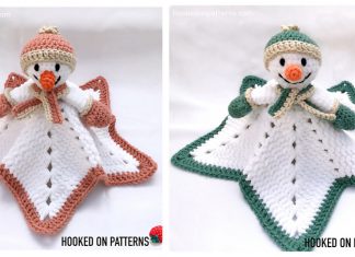 6 Snowman Lovey Crochet Patterns