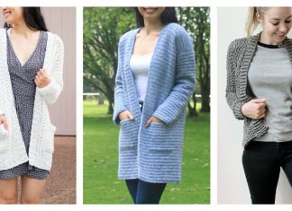 Easy Cardigan Free Crochet Pattern