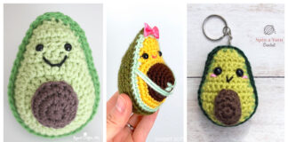 Adorable Avocado Amigurumi Free Crochet Patterns