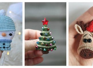 Christmas Brooch Crochet Patterns and Project