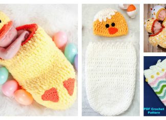 Easter Cocoon Photo Prop Crochet Patterns