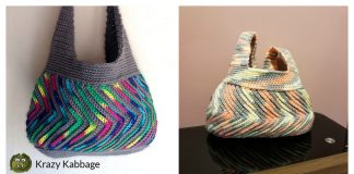 Fast-forward Chevron Bag Free Crochet Pattern