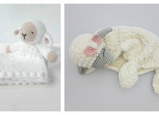 Little Lamb Baby Lovey Free Crochet Pattern and Paid