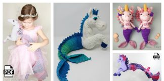 Mermaid Unicorn Amigurumi Crochet Pattern