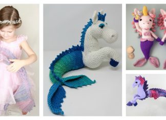 Mermaid Unicorn Amigurumi Crochet Pattern