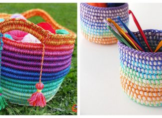 Coiled Basket Free Crochet Pattern