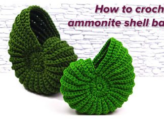 How to Crochet an Ammonite Shell Basket