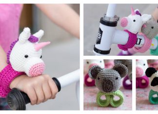 Hugging Stuffed Animal Slap Bracelets Crochet Pattern