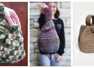 Japanese Knot Bag Crochet Patterns