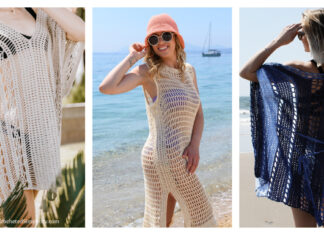 10+ Beach Cover Up Free Crochet Patterns