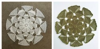 3D Doily Free Crochet Pattern and Video Tutorial