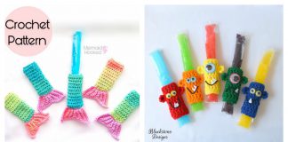 Fun Freezer Pop Holders Free Crochet Pattern