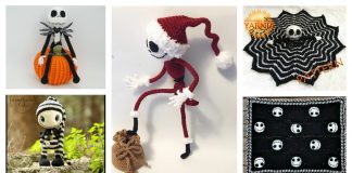 Jack Skellington Free Crochet Pattern and Paid