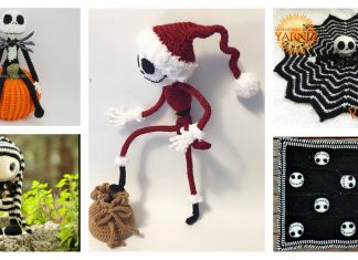 Jack Skellington Free Crochet Pattern and Paid