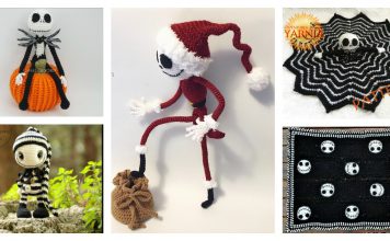 Jack Skellington Free Crochet Pattern and Paid