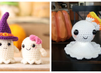 10+ Amigurumi Halloween Ghost Crochet Patterns