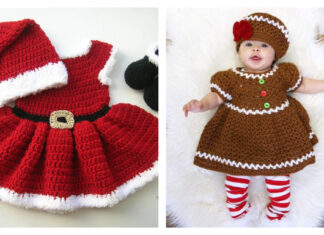 10 Christmas Baby Outfit Crochet Patterns