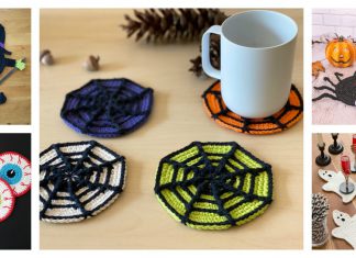 Halloween Coaster Free Crochet Pattern and Paid