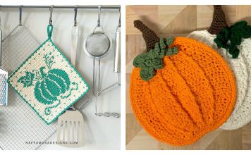 Pumpkin Potholder Crochet Patterns