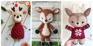 10+ Amigurumi Christmas Reindeer Crochet Patterns