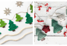 10+ Christmas Tree Garland Crochet Patterns