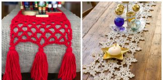 Christmas Table Runner Free Crochet Patterns