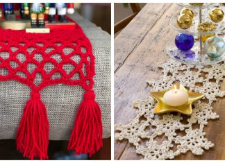 Christmas Table Runner Free Crochet Patterns