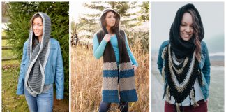 Hooded Scarf Crochet Patterns