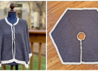 Icing on the Circle Cape Free Crochet Pattern