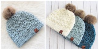 Stunningly Jenna Beanie Free Crochet Pattern for Beginner