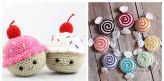 Valentine‘s Day Amigurumi Sweets Free Crochet Patterns