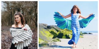 Feather Wings Shawl Crochet Pattern