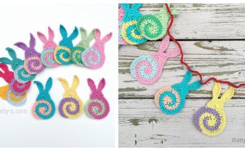 Swirly Easter Bunny Free Crochet Pattern