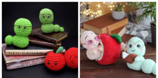 Bookworm Amigurumi Crochet Patterns