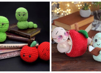 Bookworm Amigurumi Crochet Patterns