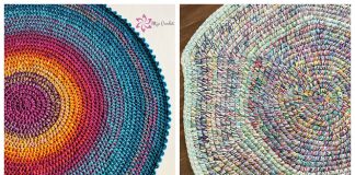 Scrap Rug Free Crochet Pattern