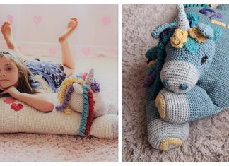 Unicorn Pillow Crochet Patterns