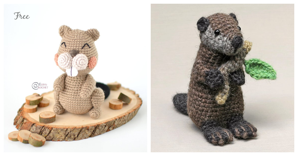 Amigurumi Beaver Crochet Patterns