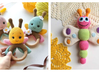 Butterfly Rattle Crochet Patterns