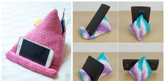 Phone Stand Free Crochet Pattern