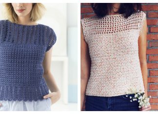 Openwork Top Free Crochet Pattern