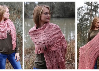 Sampler Shawl Free Crochet Pattern