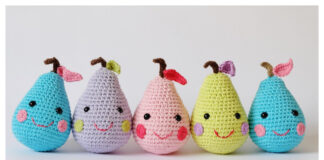 10+ Amigurumi Pears Crochet Patterns