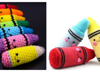 Crayon Amigurumi Free Crochet Pattern