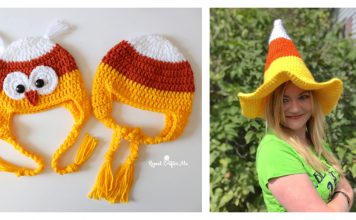 Candy Corn Hat Free Crochet Pattern